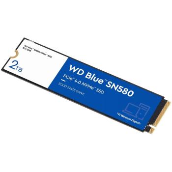 Western Digital WD Blue SN580 2TB M.2 2280 NVMe PCIe 4.0 SSD – Schnelle interne Festplatte für PC & Notebook